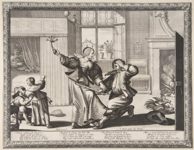 The Husband-Beater, c.1633 by Abraham Bosse