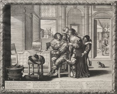 The Prodigal Son: Riotous Living by Abraham Bosse