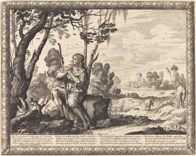 The Prodigal Son as a Swineherd by Abraham Bosse