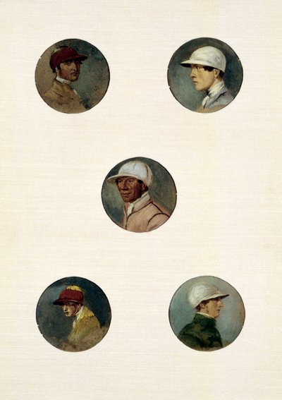 Studies of Jockeys by Abraham Cooper