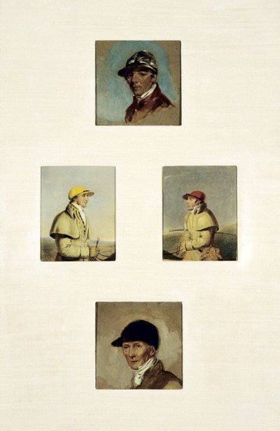 Studies of Jockeys by Abraham Cooper