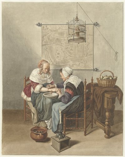 The Bloodletting by Abraham Delfos