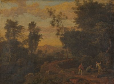 Diana and Her Nymphs Hunting by Abraham Genoels (attributed to)