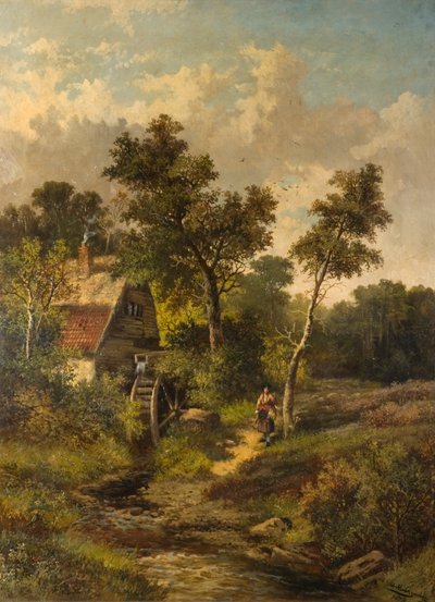 Alverston Mill, Isle of Wight by Abraham Hulk