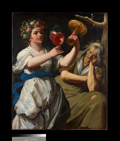 Allegory of Joy and Melancholy, 1628 by Abraham Janssens