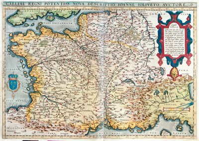 France by Abraham Ortelius