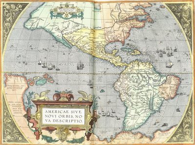 The Americas by Abraham Ortelius