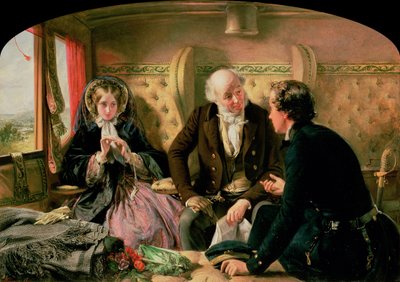First Class - The Meeting by Abraham Solomon