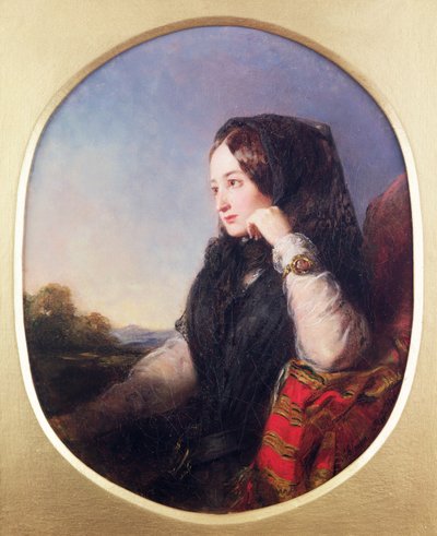 Portrait of Countess Eugenie by Abraham Solomon