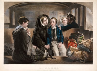 The Departure Second Class by Abraham Solomon