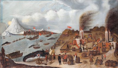 Danish Whaling Station by Abraham Speeck