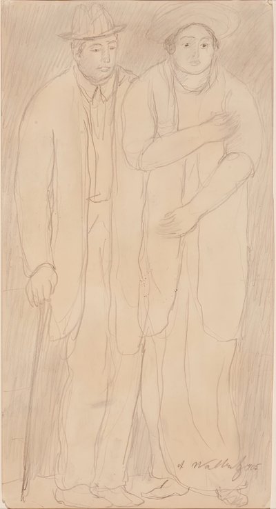 Man and Woman by Abraham Walkowitz
