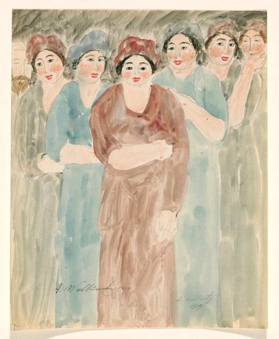Standing Women by Abraham Walkowitz