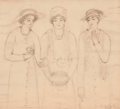 Three Women by Abraham Walkowitz