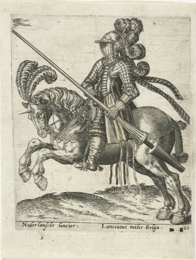 Dutch Lancer by Abraham de Bruyn (attributed to)