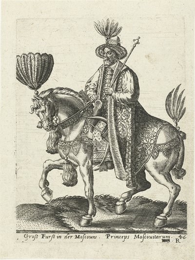 Grand Duke of Muscovy, 1577 by Abraham de Bruyn