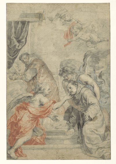 The Communion of Saint Bonaventure by Abraham van Diepenbeeck