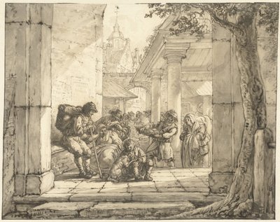 Market in a City by Abraham van Strij (I)