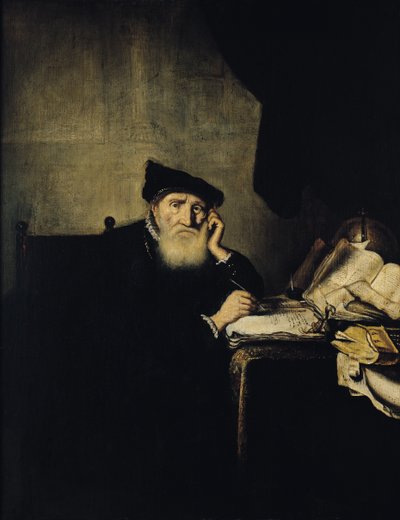 A Philosopher in His Study by Abraham van den Hecken