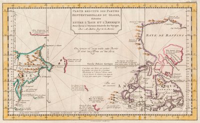 Map of Asia and America by Abram van Krevelt