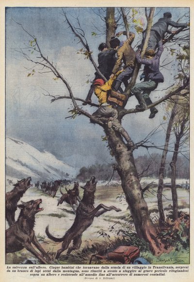 Salvation on the Tree by Achille Beltrame