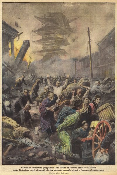 The Immense Japanese Catastrophe by Achille Beltrame