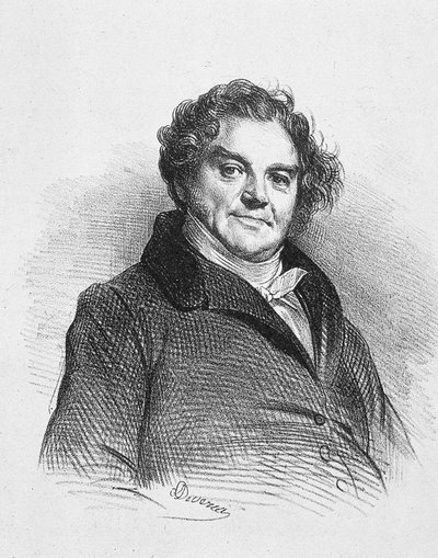 Portrait of Vidocq by Achille Devéria by Achille Devéria