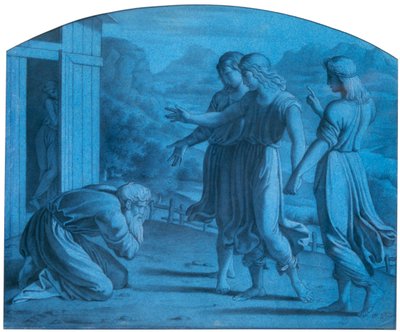 The Hospitality of Abraham, c1820-1857 by Achille Devéria
