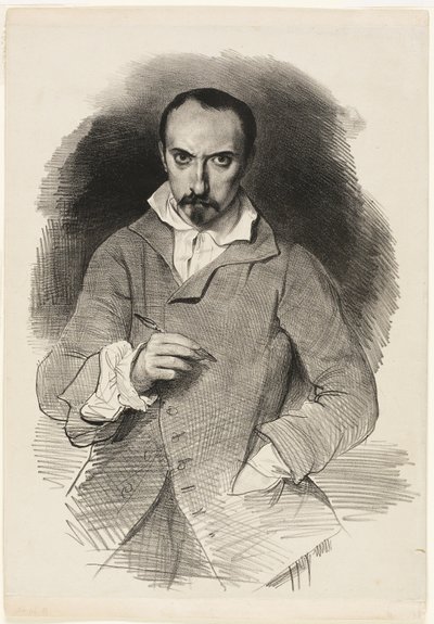 Self-Portrait by Achille Devéria