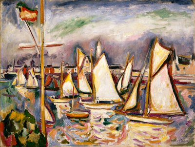 The Regatta at Antwerp by Achille Emile Othon Friesz