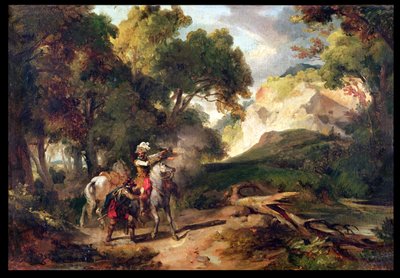 Henri IV and Captain Michau by Achille Etna Michallon