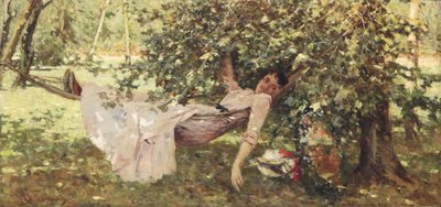 Young Woman in the Shade by Achille Formis
