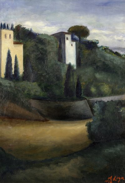 Villas in Fiesole by Achille Lega