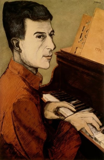Maurice Ravel by Achille Ouvré