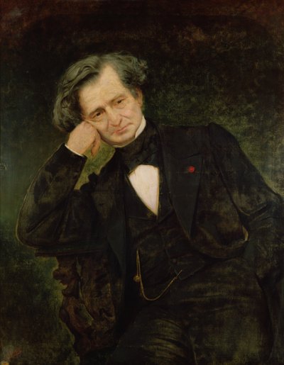 Portrait of Hector Berlioz by Achille Peretti
