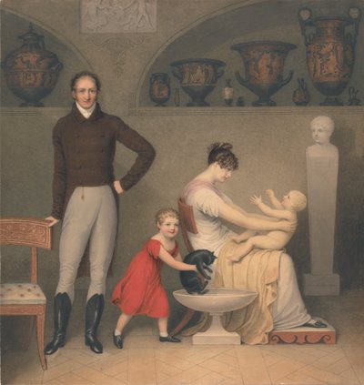The Artist and his Family by Adam Buck