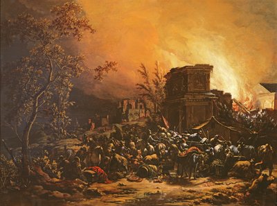 Night Pillaging Scene by Adam Colonia