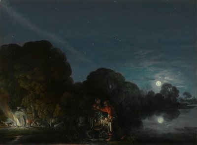 The Flight into Egypt by Adam Elsheimer