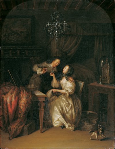 The Gallant Helper by Adam Johann Braun