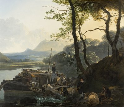 The Ferryboat, c.1657 by Adam Pynacker