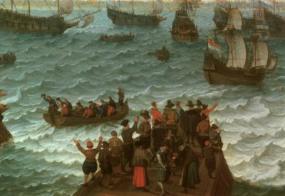 Departure of a War Fleet by Adam Willarts
