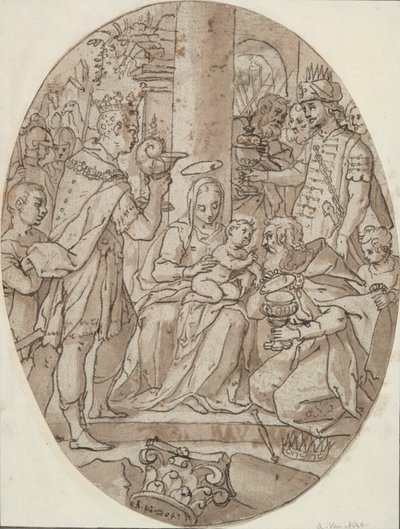Adoration of the Magi by Adam van Noort