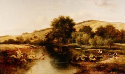 Children Fishing by Adams Barland