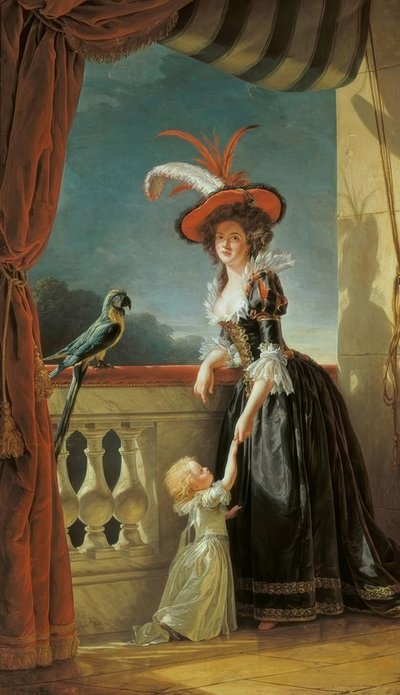 Louise Elisabeth of France / Labille-Guiar by Adelaide Labille Guiard