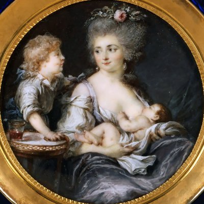 Madame Mitoire and Her Children by Adelaide Labille Guiard