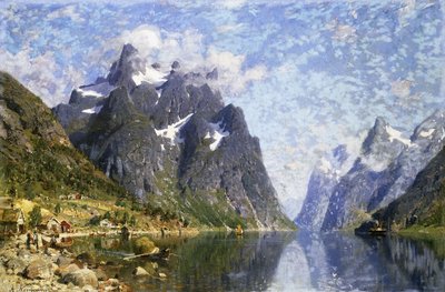 Hardanger Fjord, Norway by Adelsteen Normann