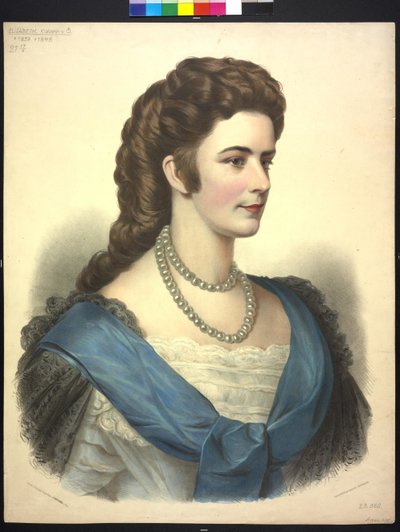 Empress Elisabeth of Austria by Adolf Dauthage