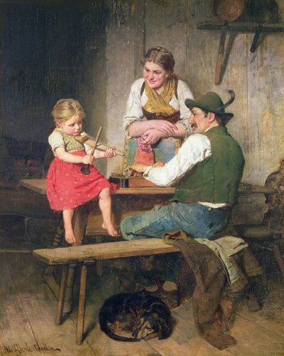 The Happy Family by Adolf Eberle