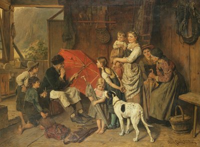 The Umbrella Man by Adolf Eberle