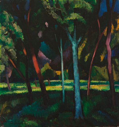 Summer Evening by Adolf Erbslöh